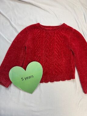 Tommy Bahama - Red Cable Knit chenille Sweater